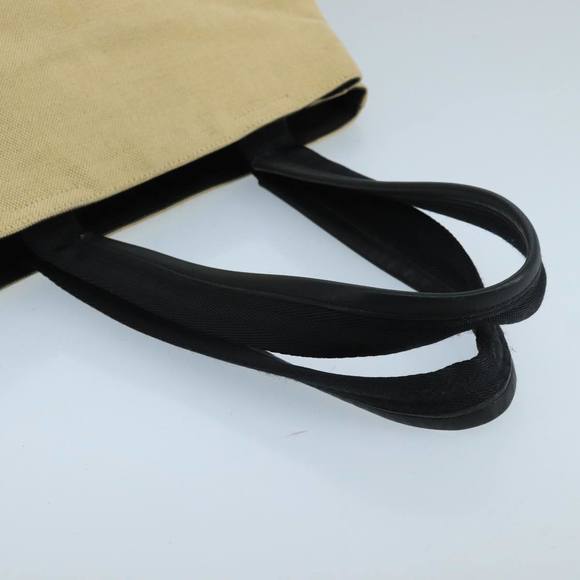 PRADA Tote Bag Canvas Beige Auth ti2434 - Picture 7 of 16